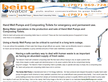 Tablet Screenshot of beingwater.com
